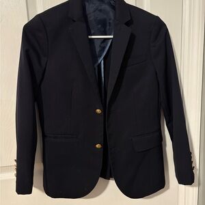 Crewcuts Navy Ludlow Blazer with Gold Buttons